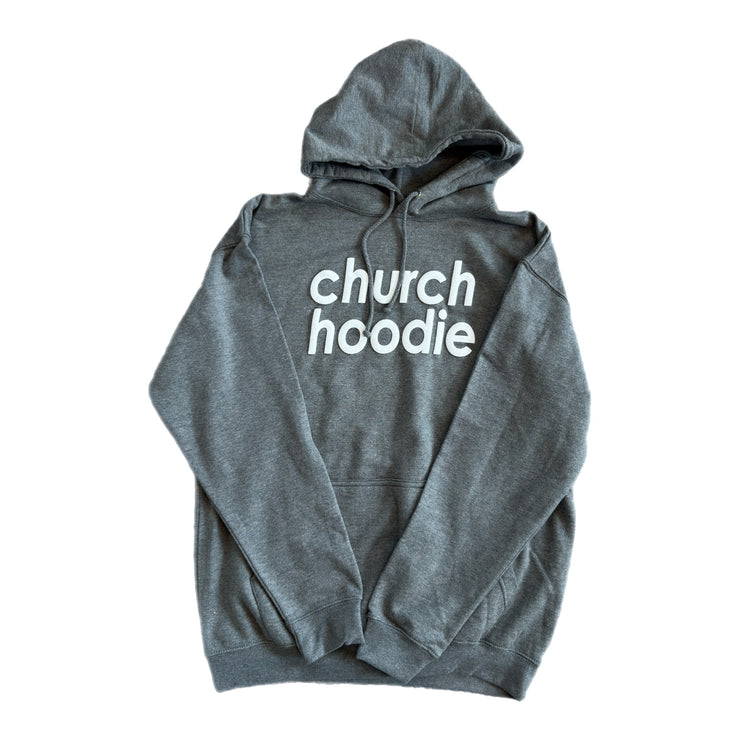 Church Hoodie - Dark Heather