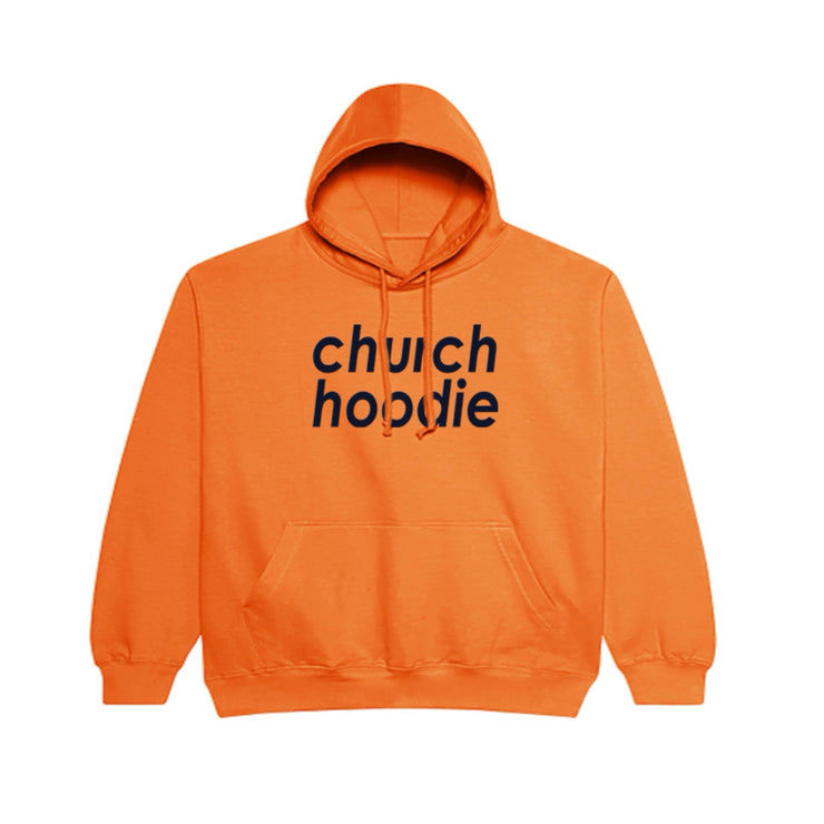 Church Hoodie  Orange/Navy - PREORDER