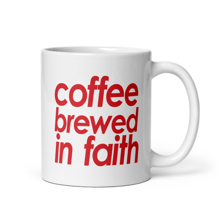 Brewed In Faith Coffee Mug