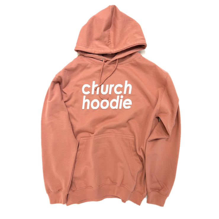 Church Hoodie Dusty Pink - PREORDER