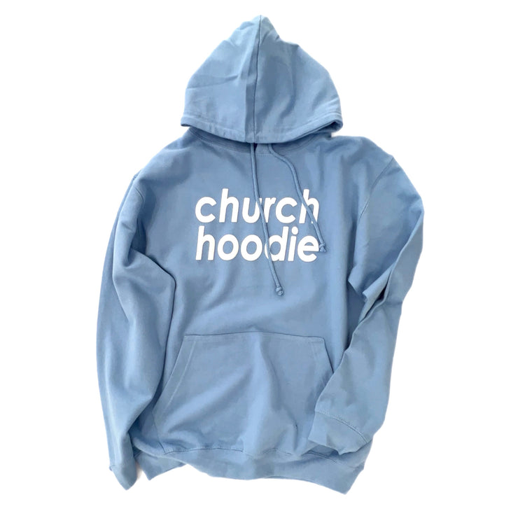 Church Hoodie Light Blue - PREORDER